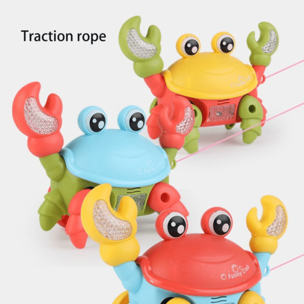 السلطعون الكهربائي أثناء الحركة